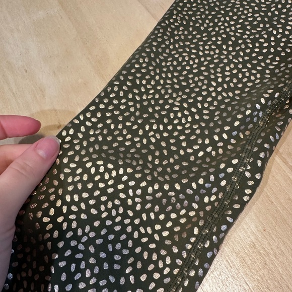 Buffbunny green and gold leggings - Picture 2 of 4